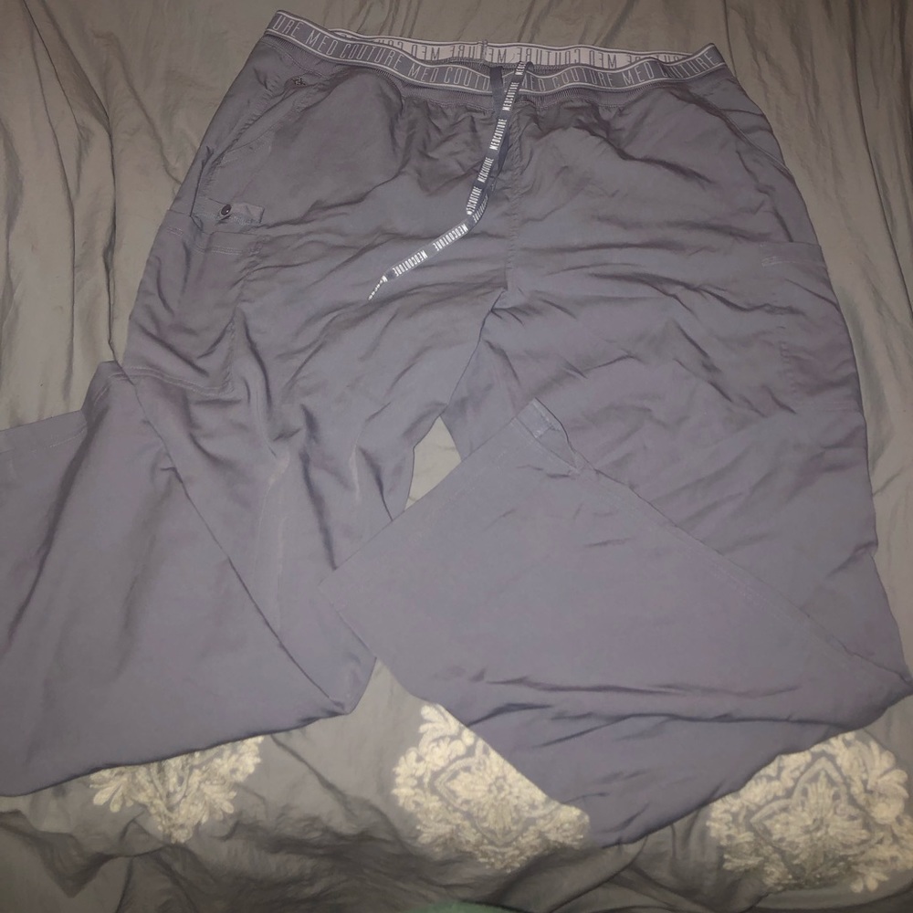 Brand New Med Couture Scrub Pant Gray
